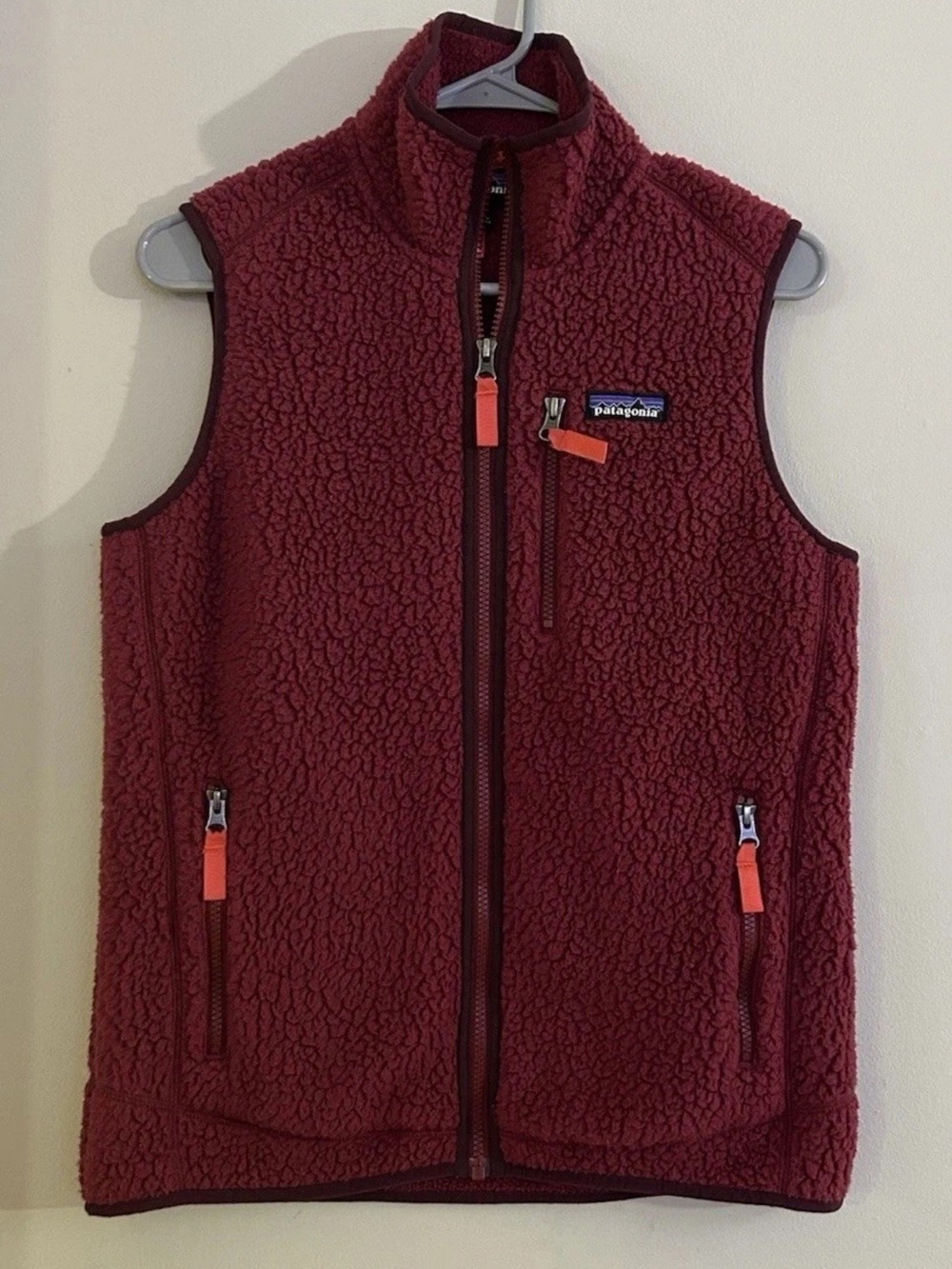 Patagonia Retro Pile Vest Arrow Red Women’s Size Medium